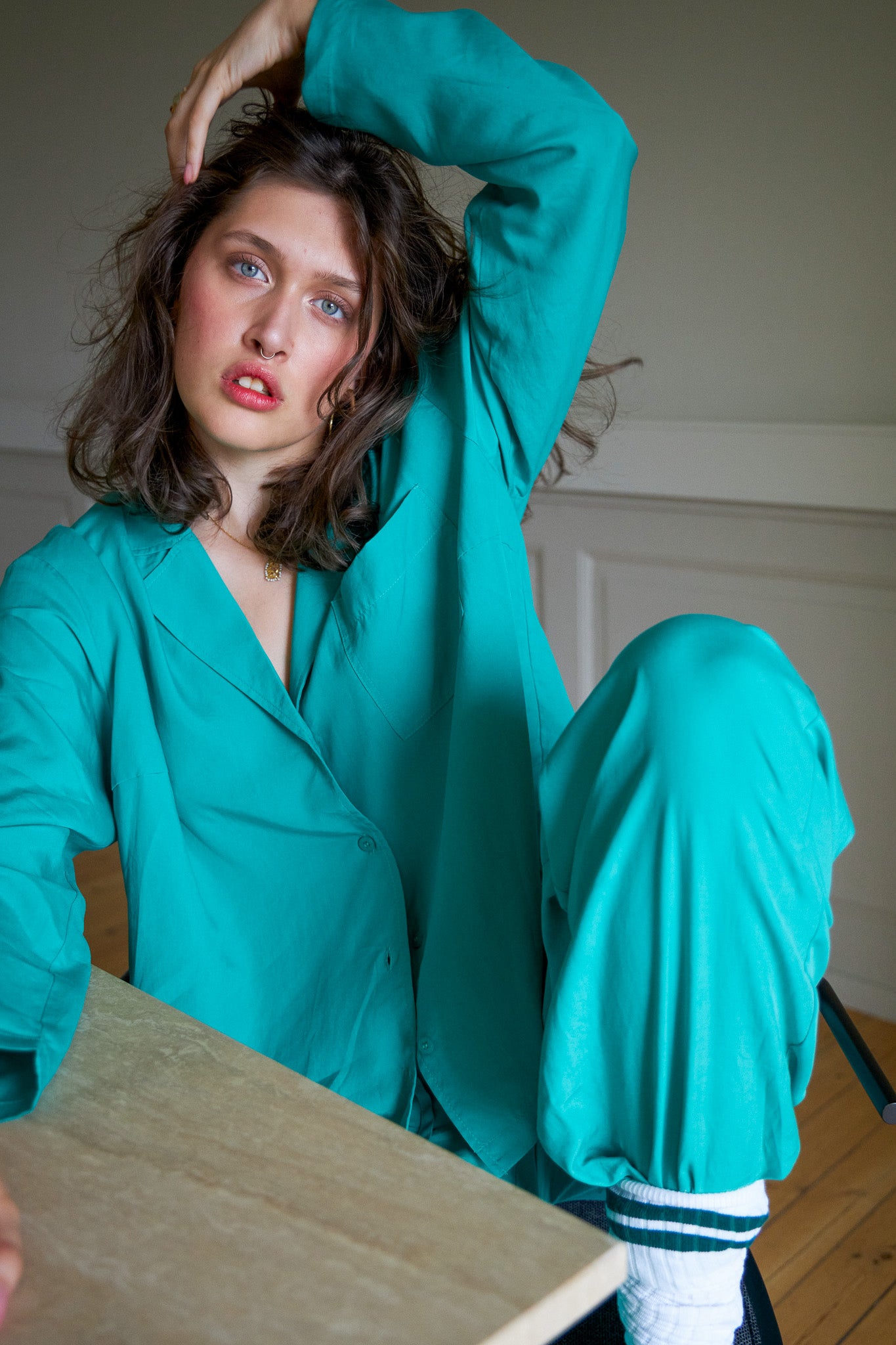 Snuggle pyjamas skjorte - Tropical