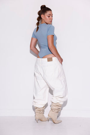 Fearless Bodystocking w/Logo - Frost Blue