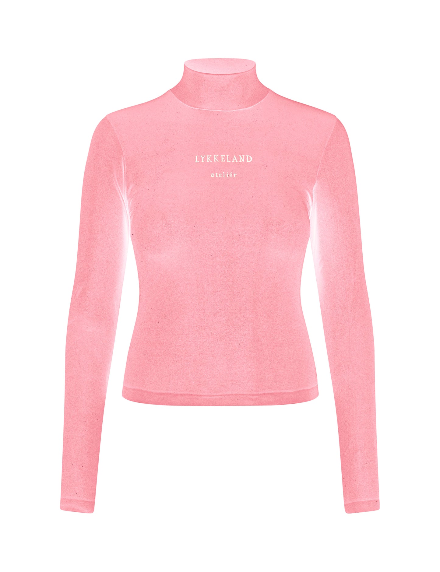 Faye High Neck w/Logo - Cream Pink (Lev. Marts 2026)