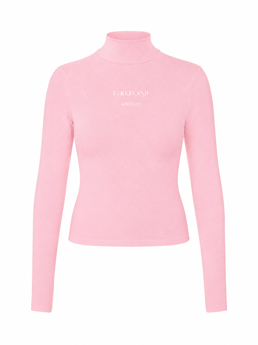 Faye High Neck w/Logo Functional Comfort-Cream Pink