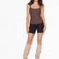 Second Skin Cami Top - Chocolate