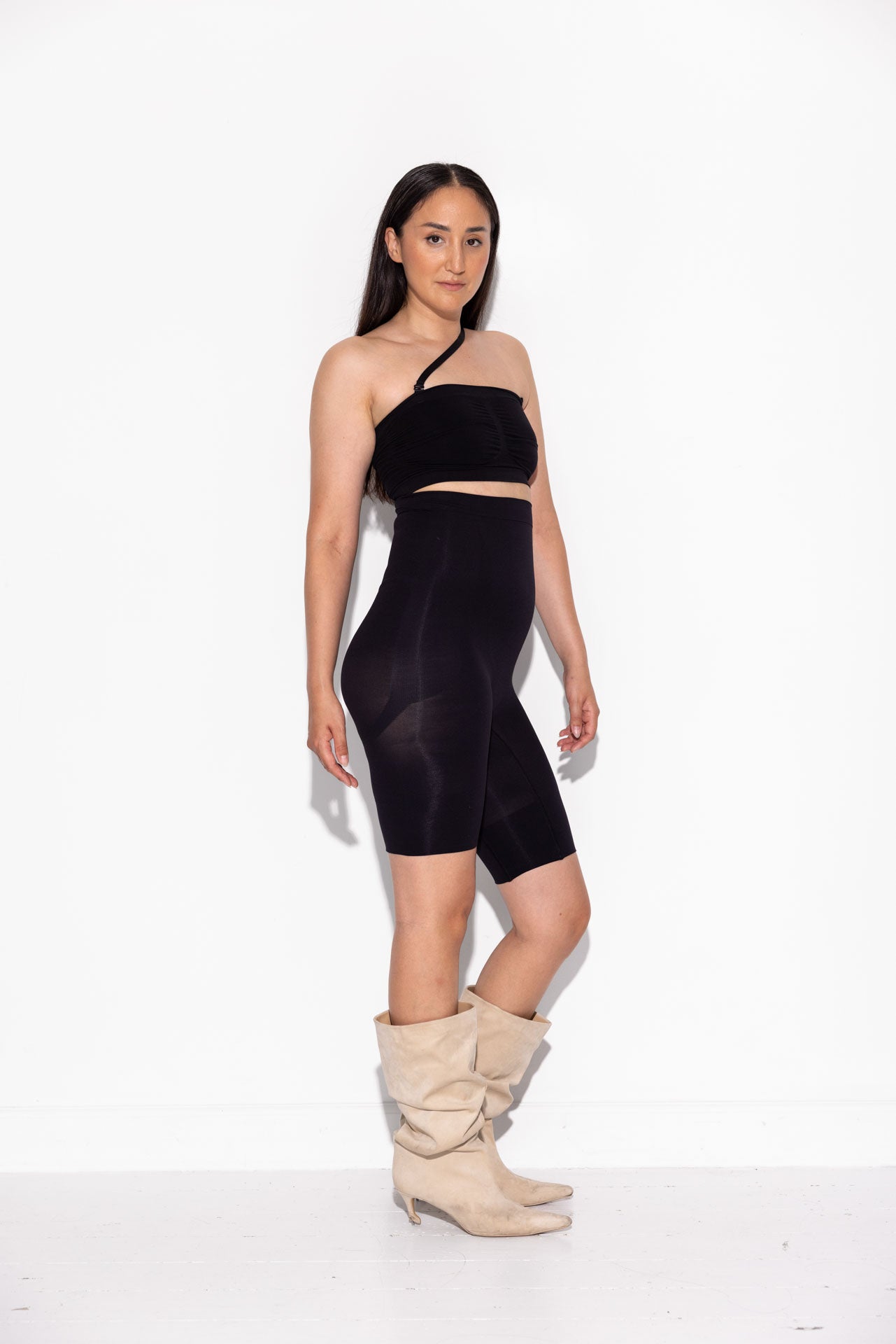 Alfie Shaping Shorts - Black (skjult skridt åbning) (Lev. Februar 2026)