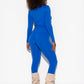Shilo Scrunch tights w/Logo Functional Comfort - Strong Blue