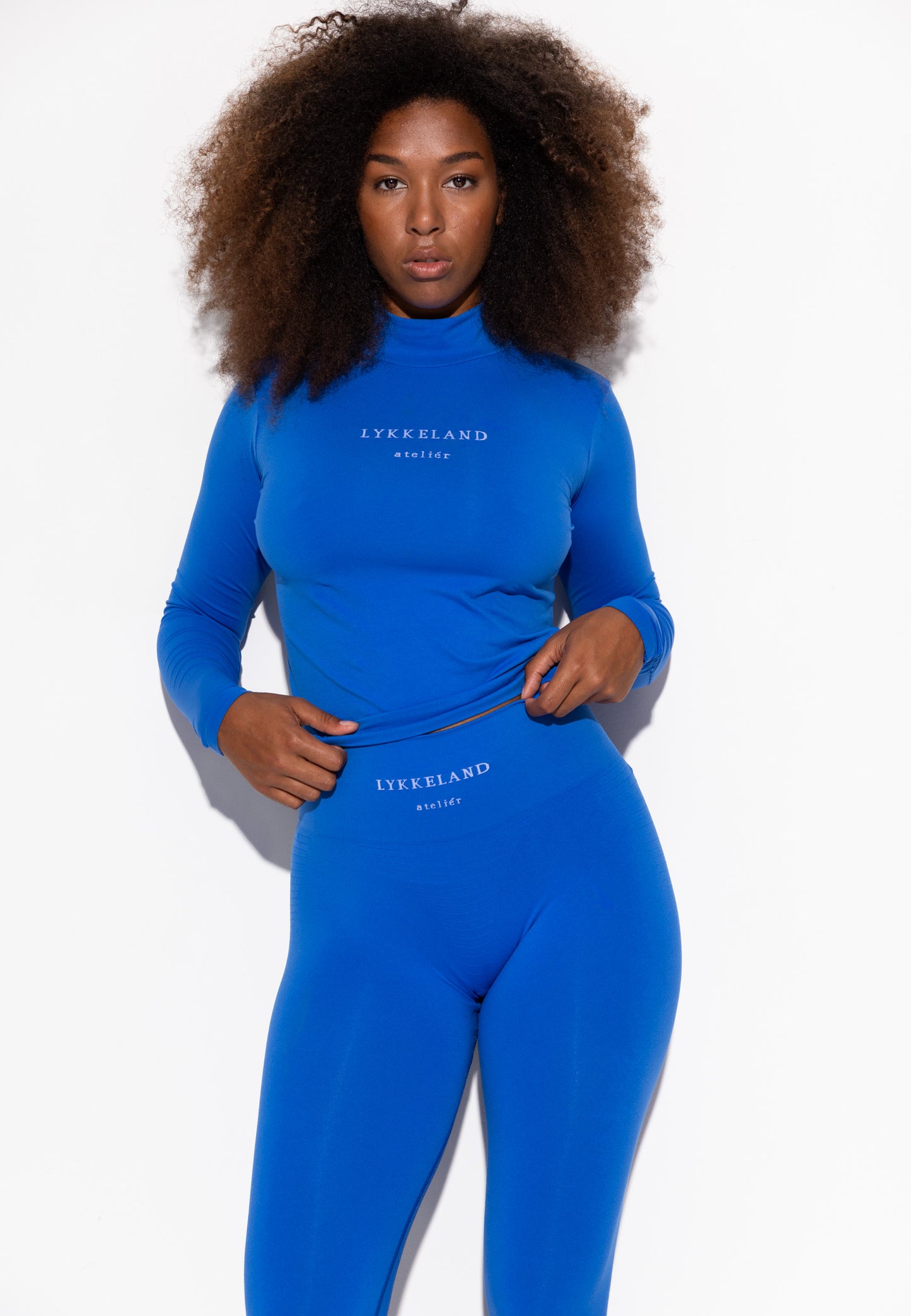 Shilo Scrunch tights w/Logo Functional Comfort - Strong Blue