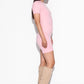 Honest Midwaist Shorts w/Logo Functional Comfort- Cream Pink