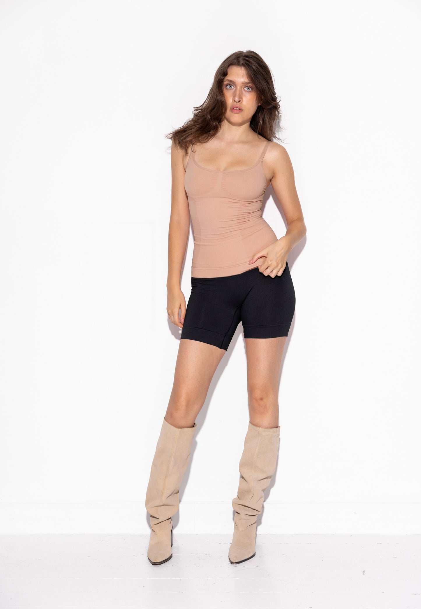 Second Skin Cami Top - Tan