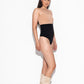 Second Skin High waist thong - Black