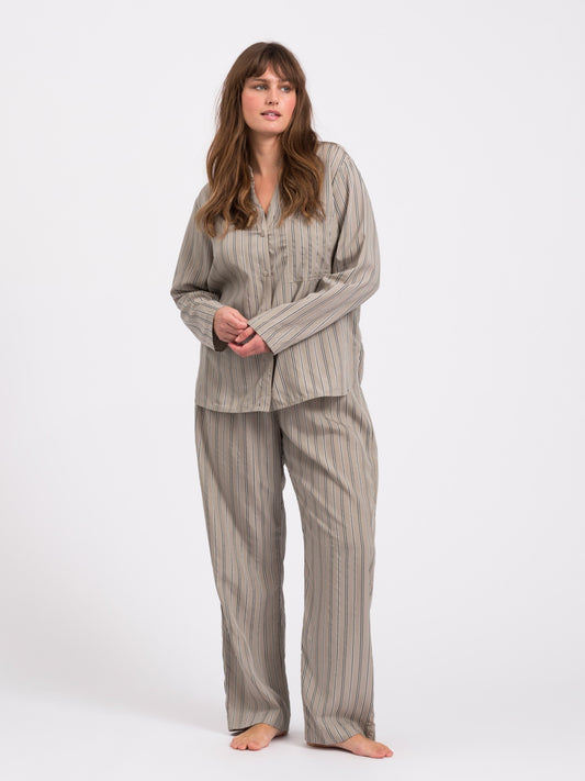 Sleep pyjamas buks - dust mint stribe