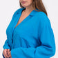 Snuggle pyjamas skjorte - Bright blue