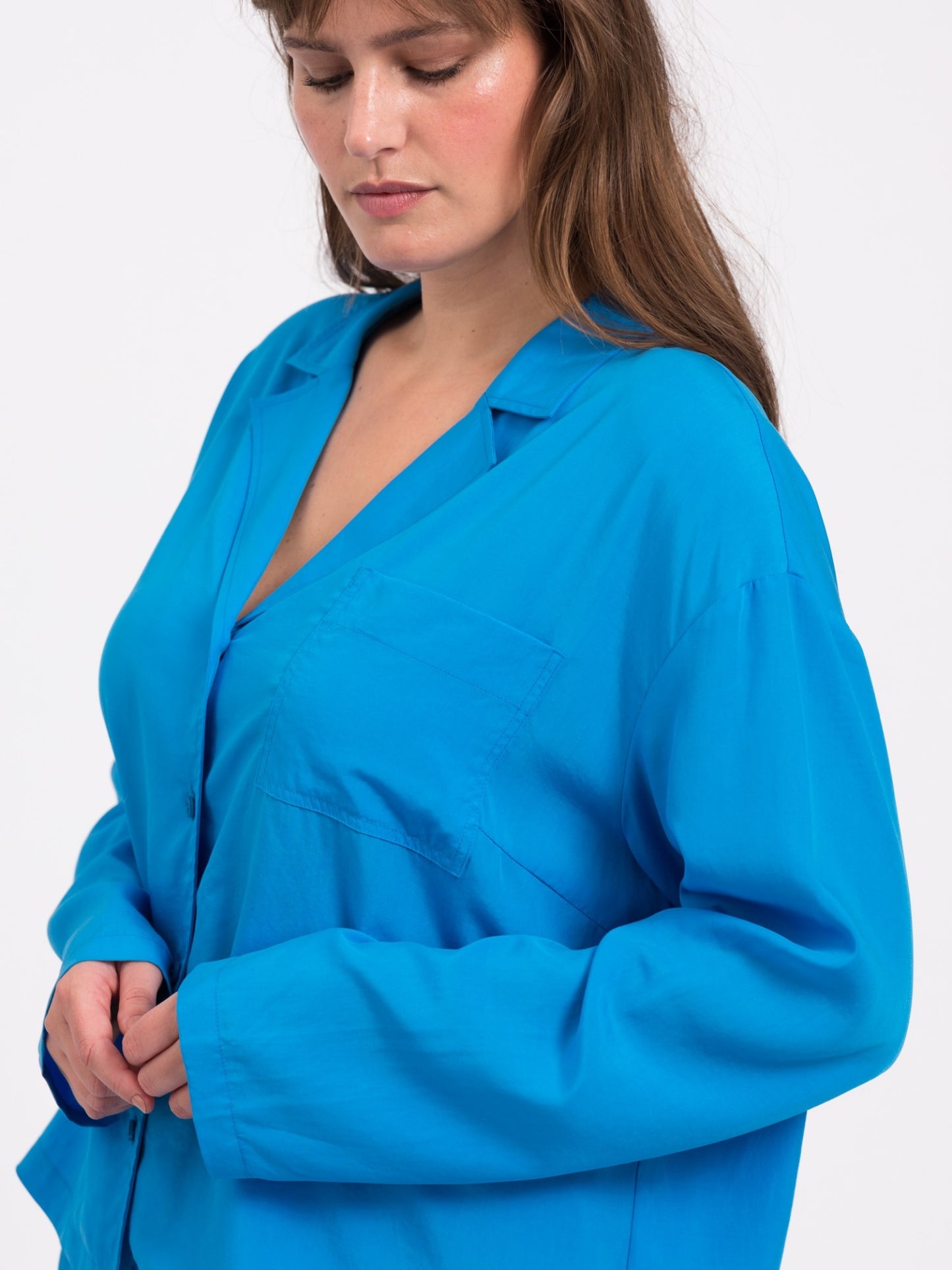 Snuggle pyjamas skjorte - Bright blue