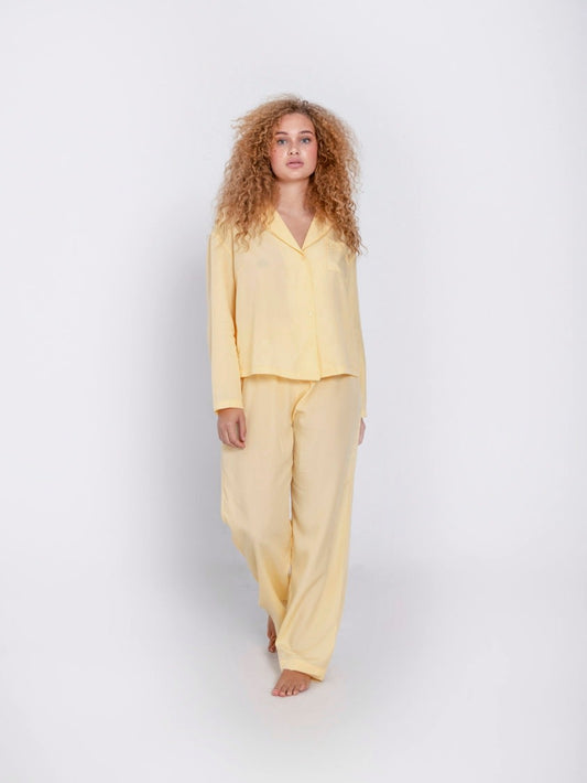 Snuggle pyjamas skjorte - Yellow