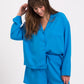Snuggle pyjamas skjorte - Bright blue