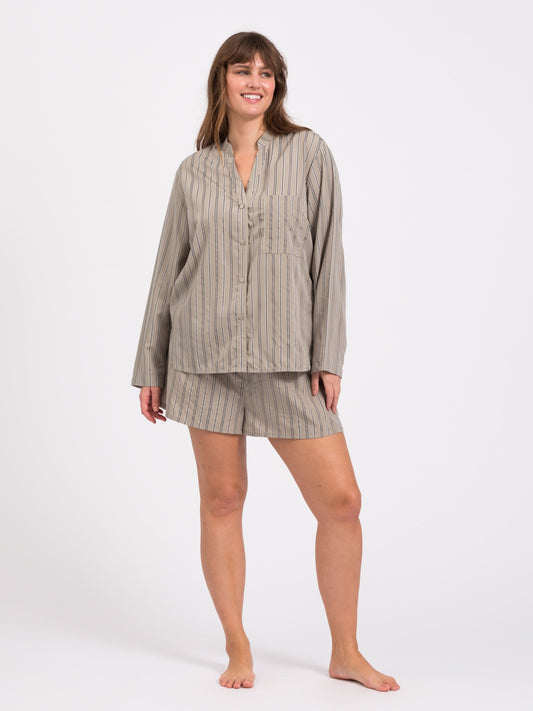 Sleep pyjamas shorts - dust mint stripe
