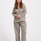 Sleep pyjamas skjorte - dust mint stribe